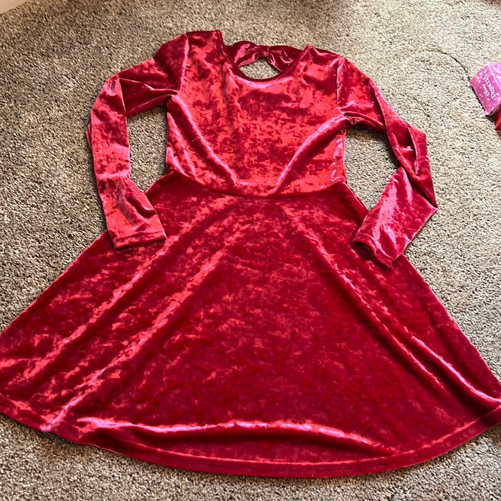 Velvet kids dress